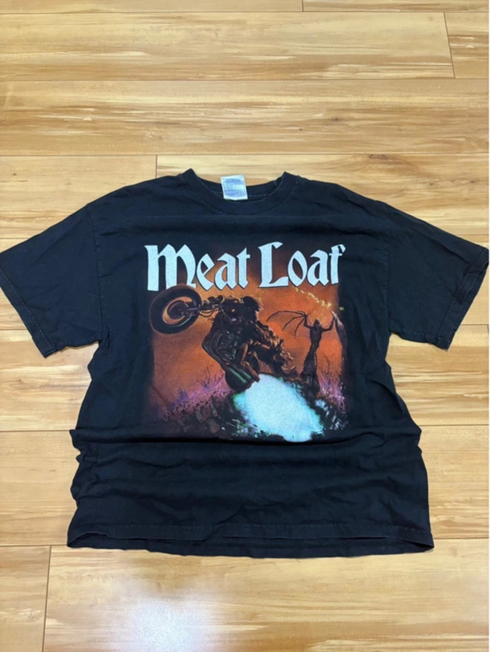 Vintage 2003 Meat Loaf Tour Graphic Tee - Tennessee River Tag - Large